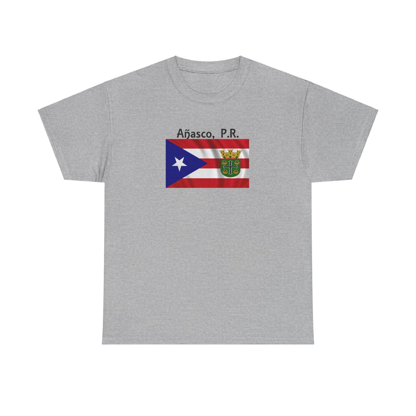 Añasco, Puerto Rico, Unisex Heavy Cotton Tee