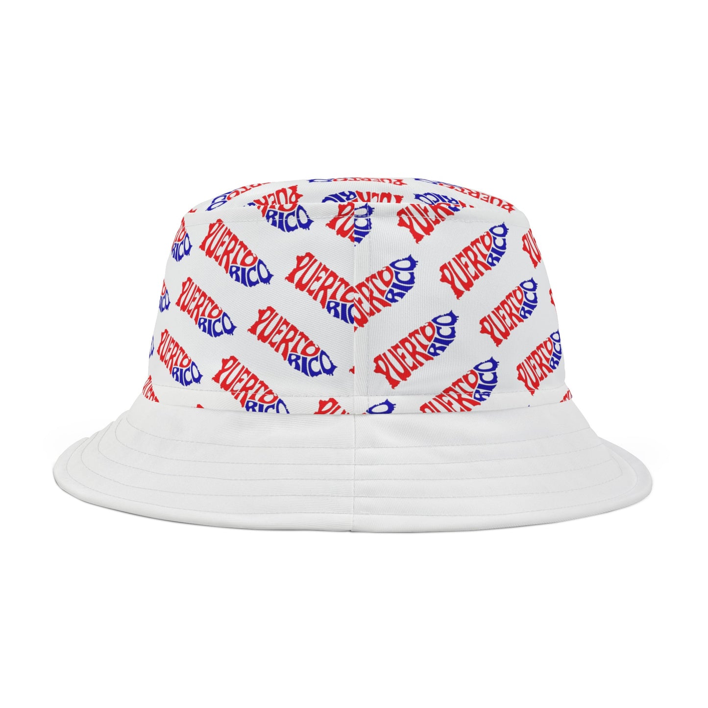 Puerto Rico Map, Bucket Hat (AOP)