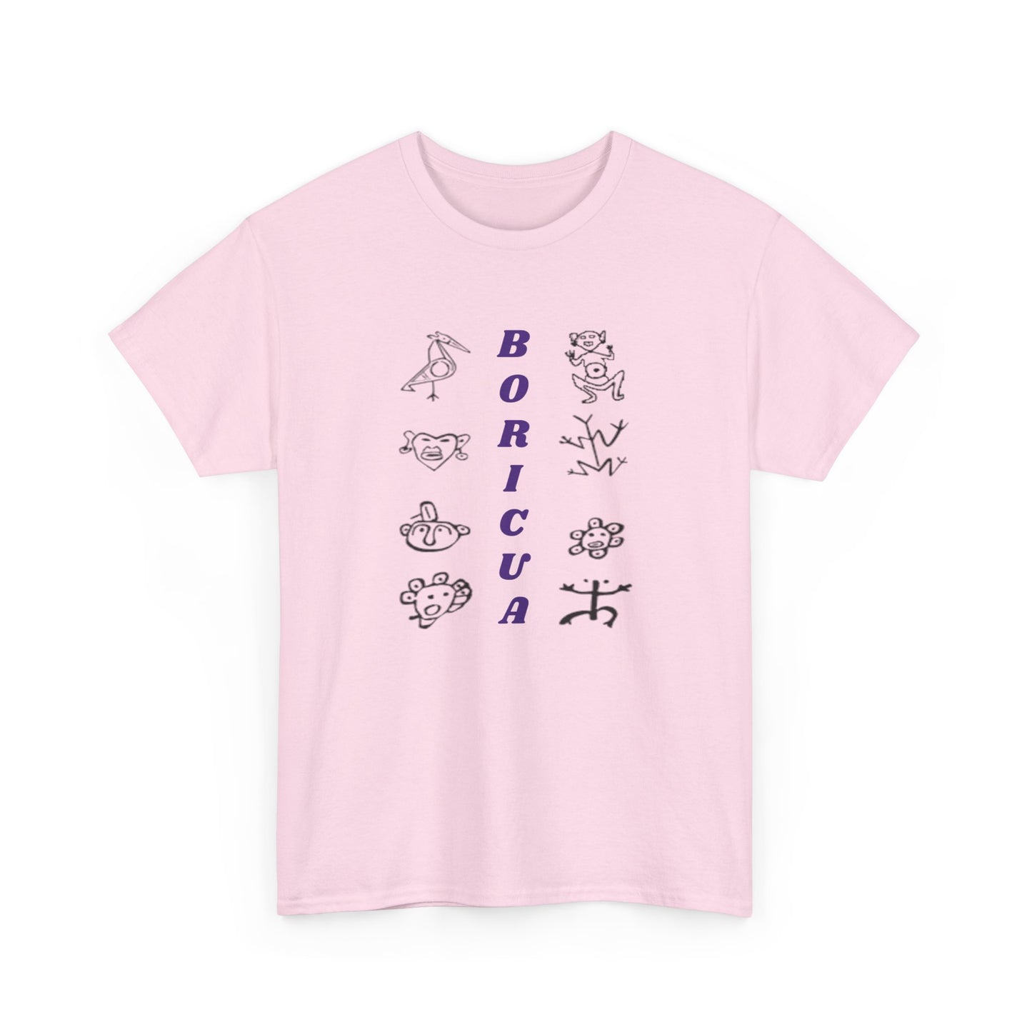Taino Symbols Boricua, Unisex Heavy Cotton Tee