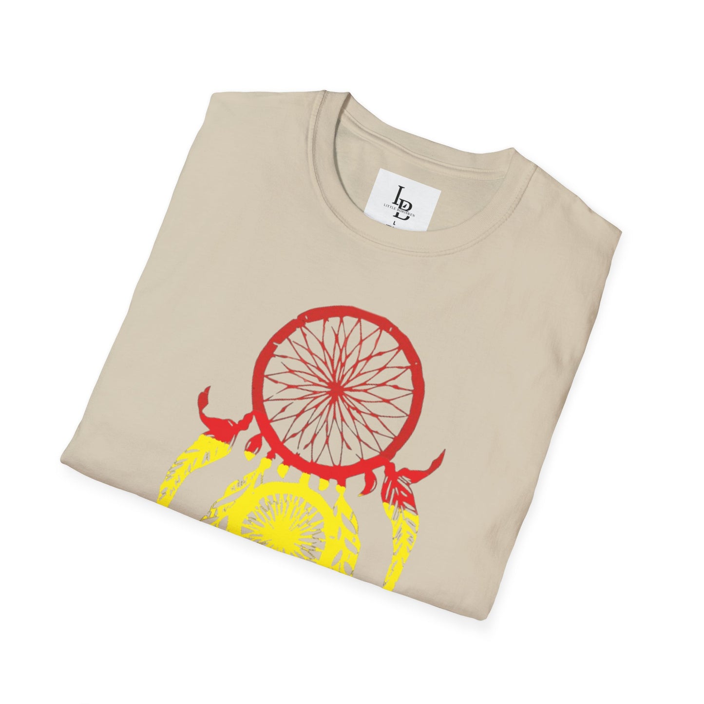 Dream Catcher - Taino Flag colors, Unisex Softstyle T-Shirt