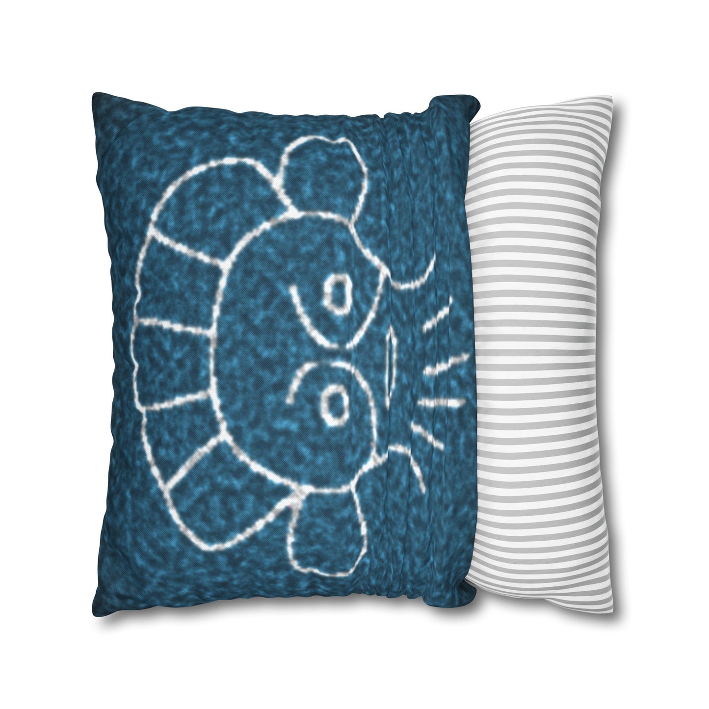 Taino Symbols 2 pillow cover, Spun Polyester Square Pillowcase