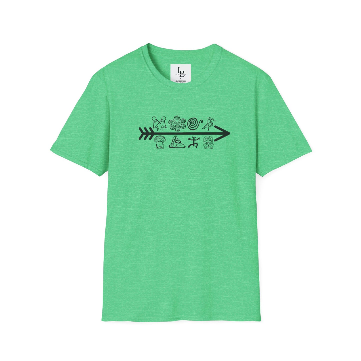 Arrow and Symbols, Unisex Softstyle T-Shirt