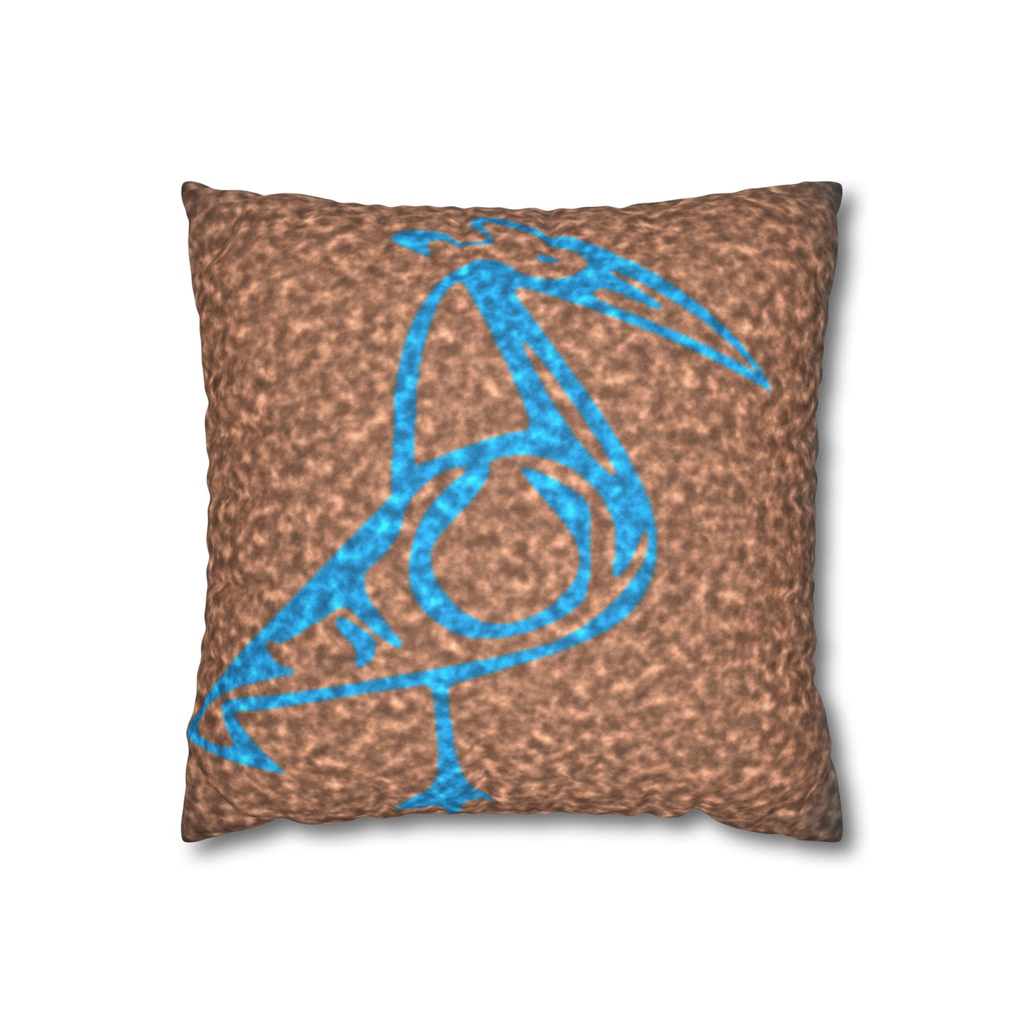 Taino Symbols 2 pillow cover, Spun Polyester Square Pillowcase