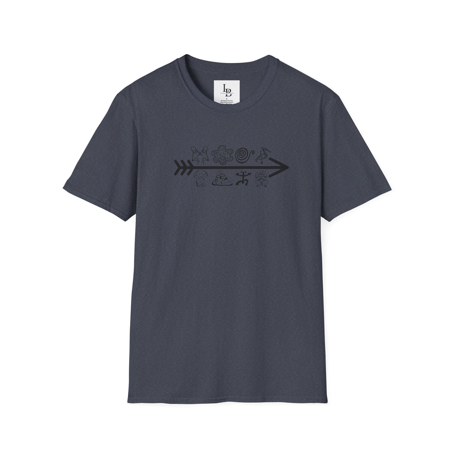 Arrow and Symbols, Unisex Softstyle T-Shirt