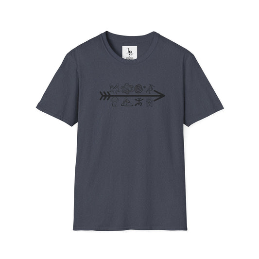 Arrow and Symbols, Unisex Softstyle T-Shirt