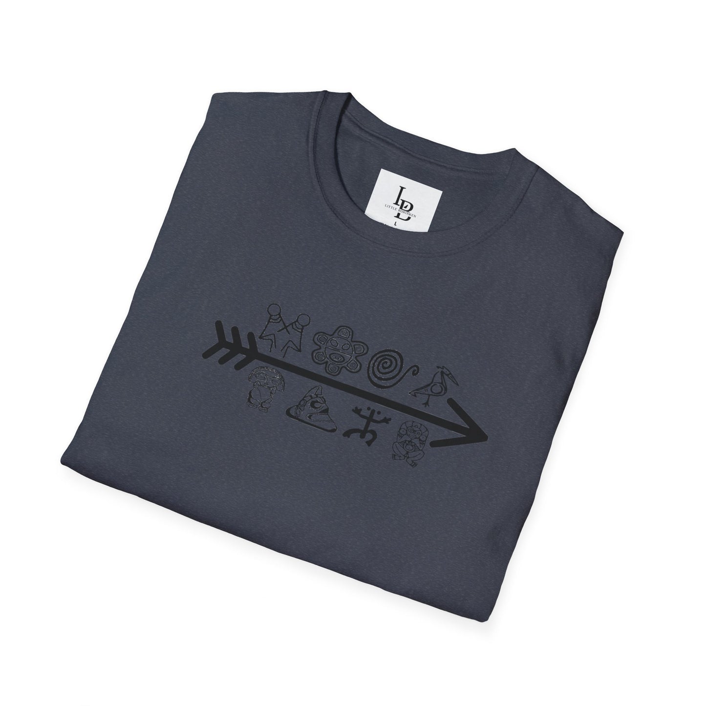 Arrow and Symbols, Unisex Softstyle T-Shirt