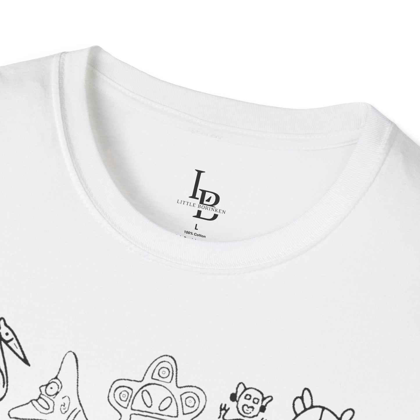 Taino Symbols 5, Unisex Softstyle T-Shirt