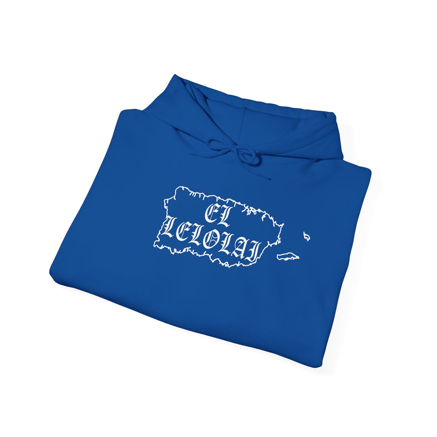 EL LELOLAI PR SILOUETTE MAP Unisex Hoodie, Cozy Sweatshirt, Casual Wear, Gifts for Adventures, Pride Apparel, Comfortable Streetwear