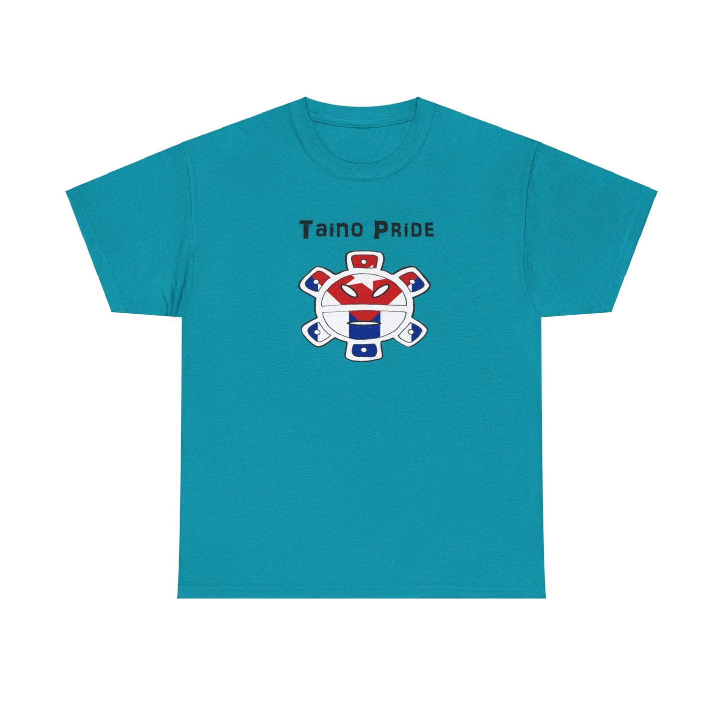 Cuban Flag Taino Pride, Unisex Heavy Cotton Tee