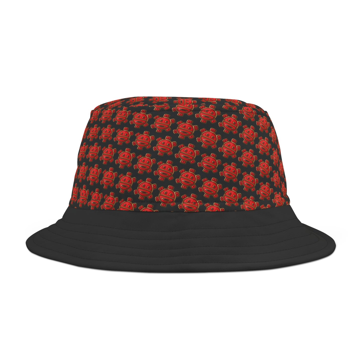 Half print Red Taino Sun, Bucket Hat (AOP)