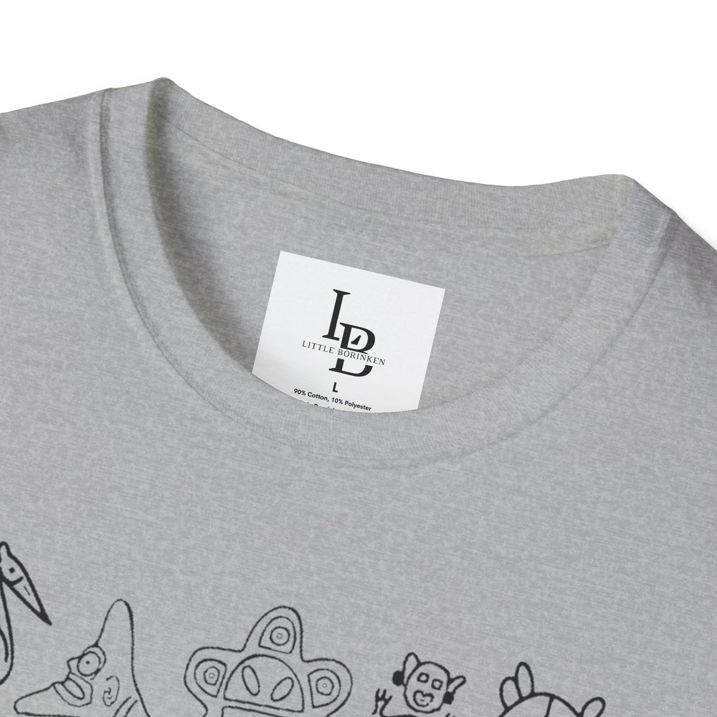 Taino Symbols 5, Unisex Softstyle T-Shirt