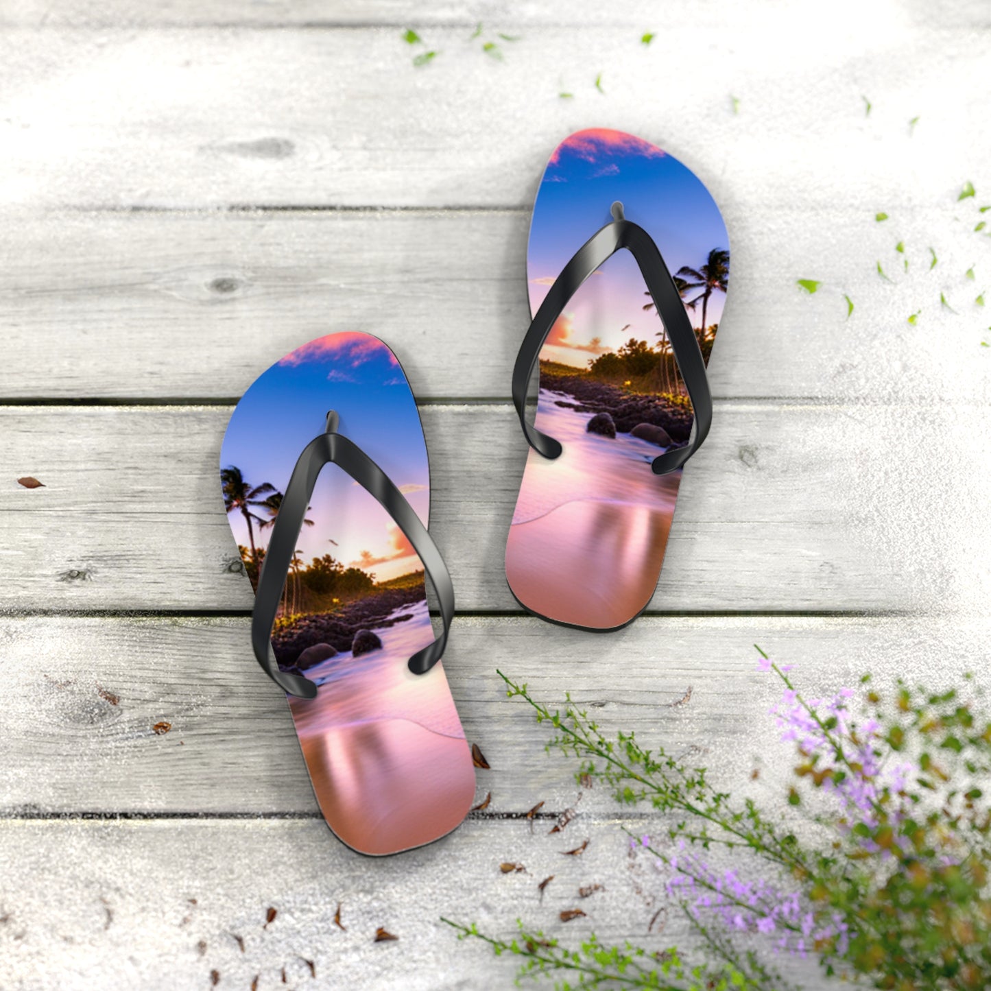 Beach Scene, Flip Flops