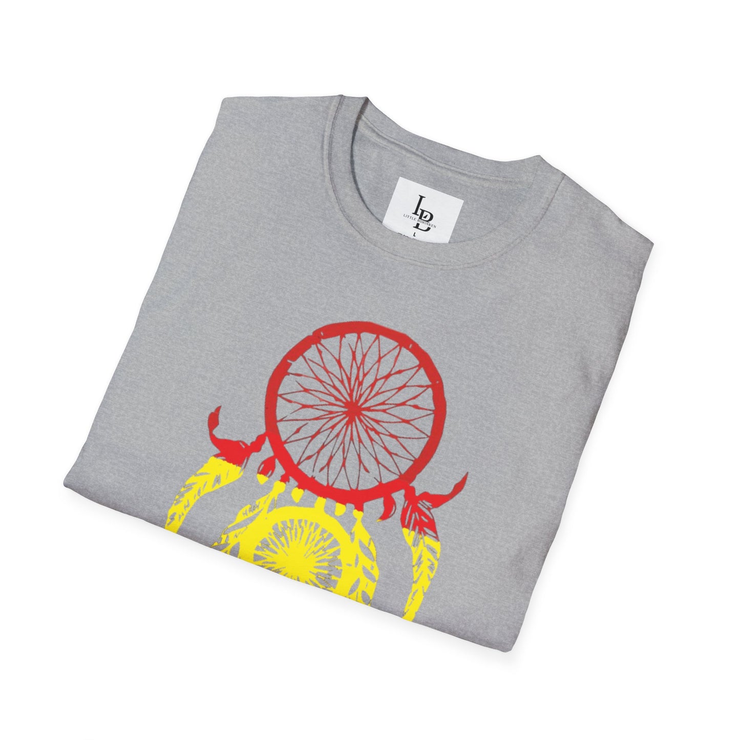 Dream Catcher - Taino Flag colors, Unisex Softstyle T-Shirt