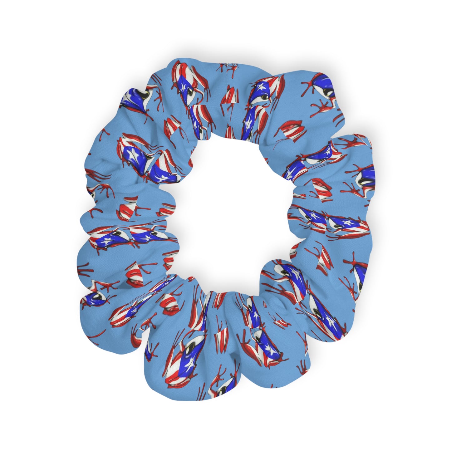 PR Flag Light Blue, Scrunchie