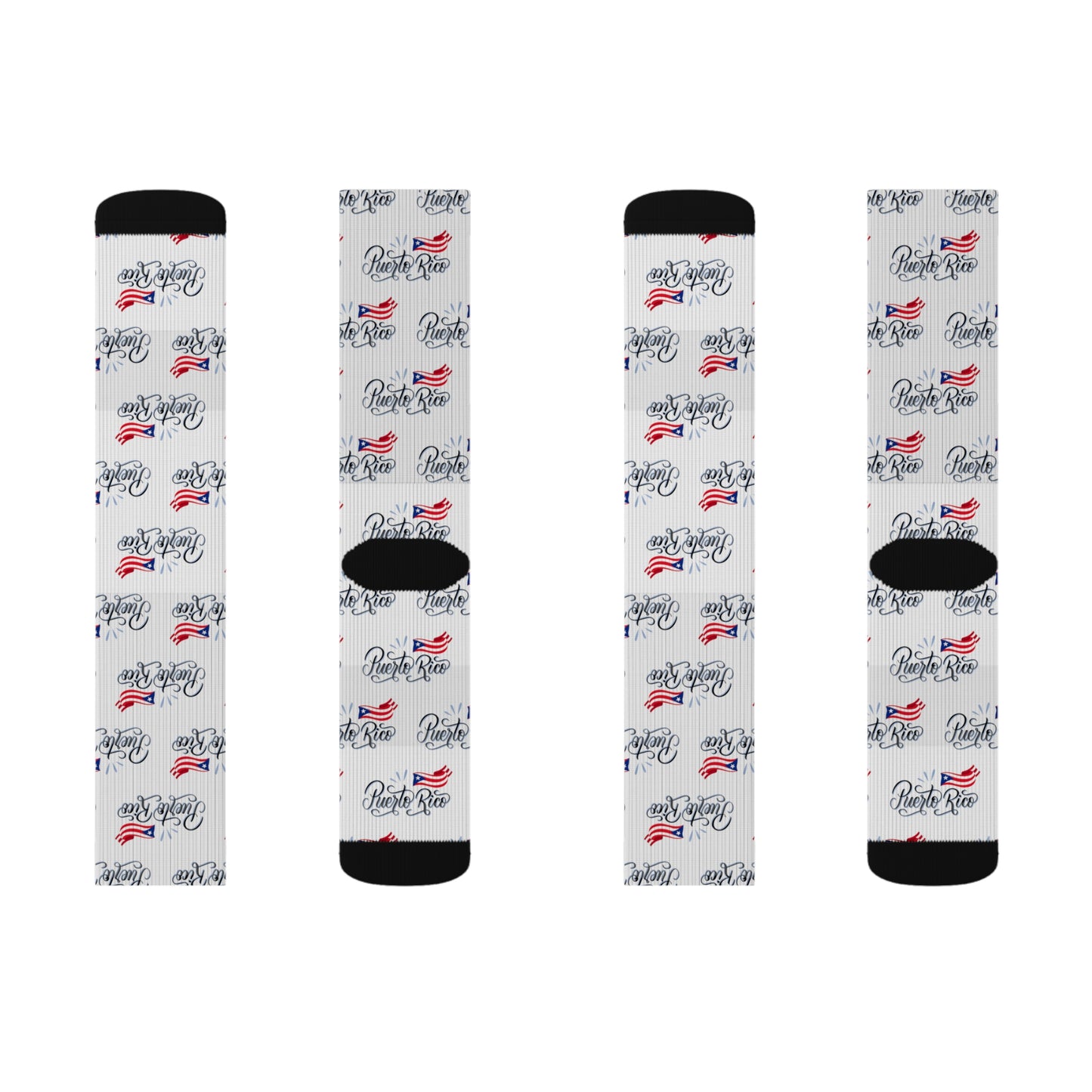 Puerto Rico, Sublimation Socks