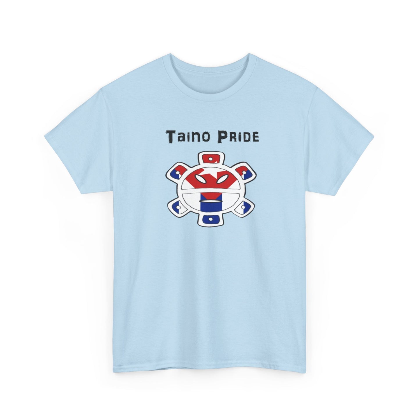 Cuban Flag Taino Pride, Unisex Heavy Cotton Tee