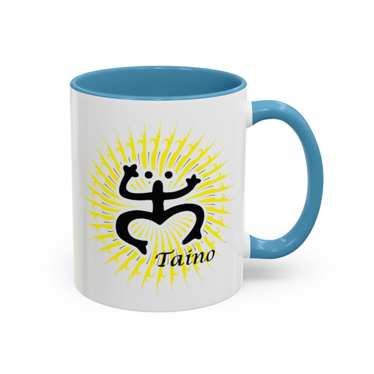 Taino Coqui Sun Colorful Accent Mugs, 11oz