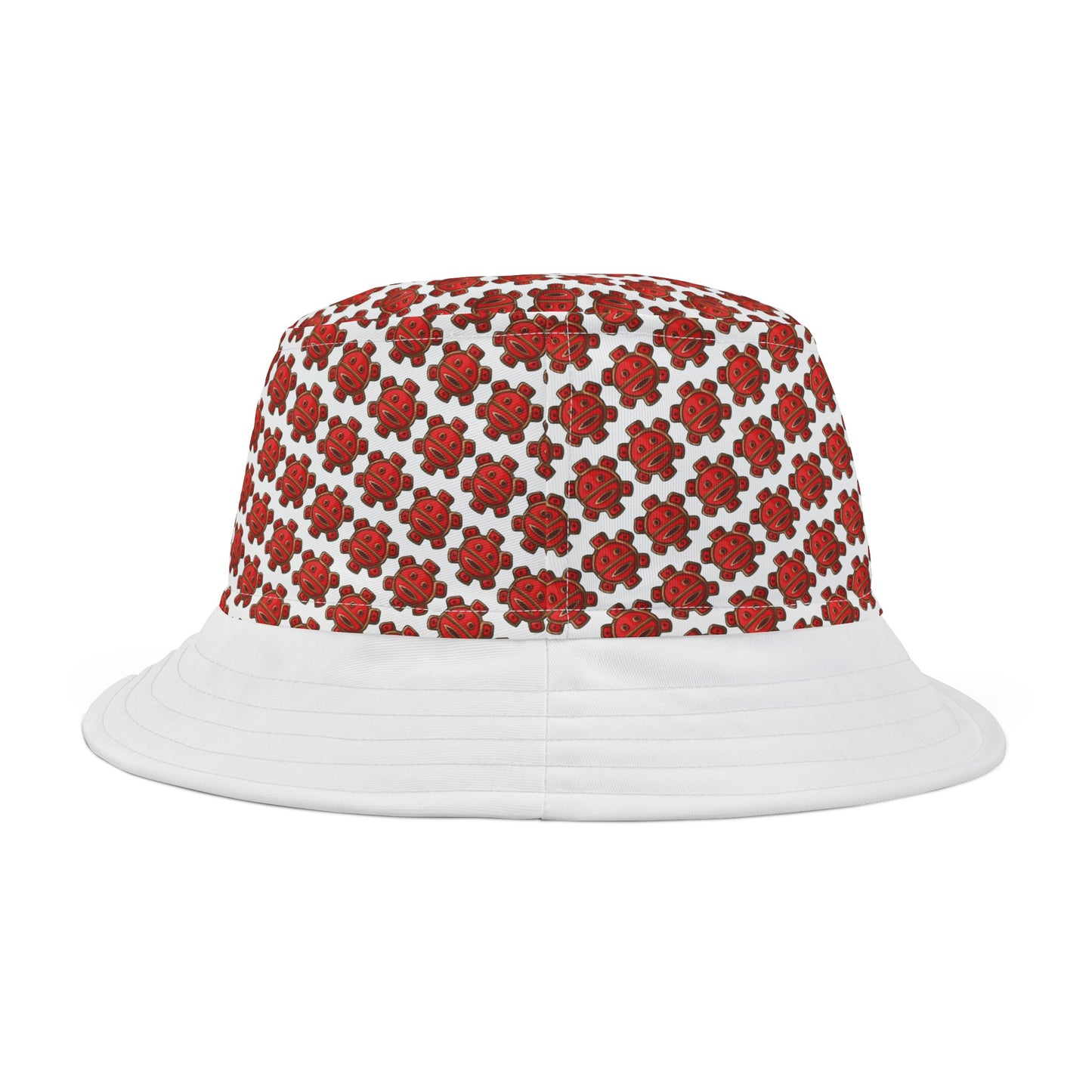 Half print Red Taino Sun, Bucket Hat (AOP)
