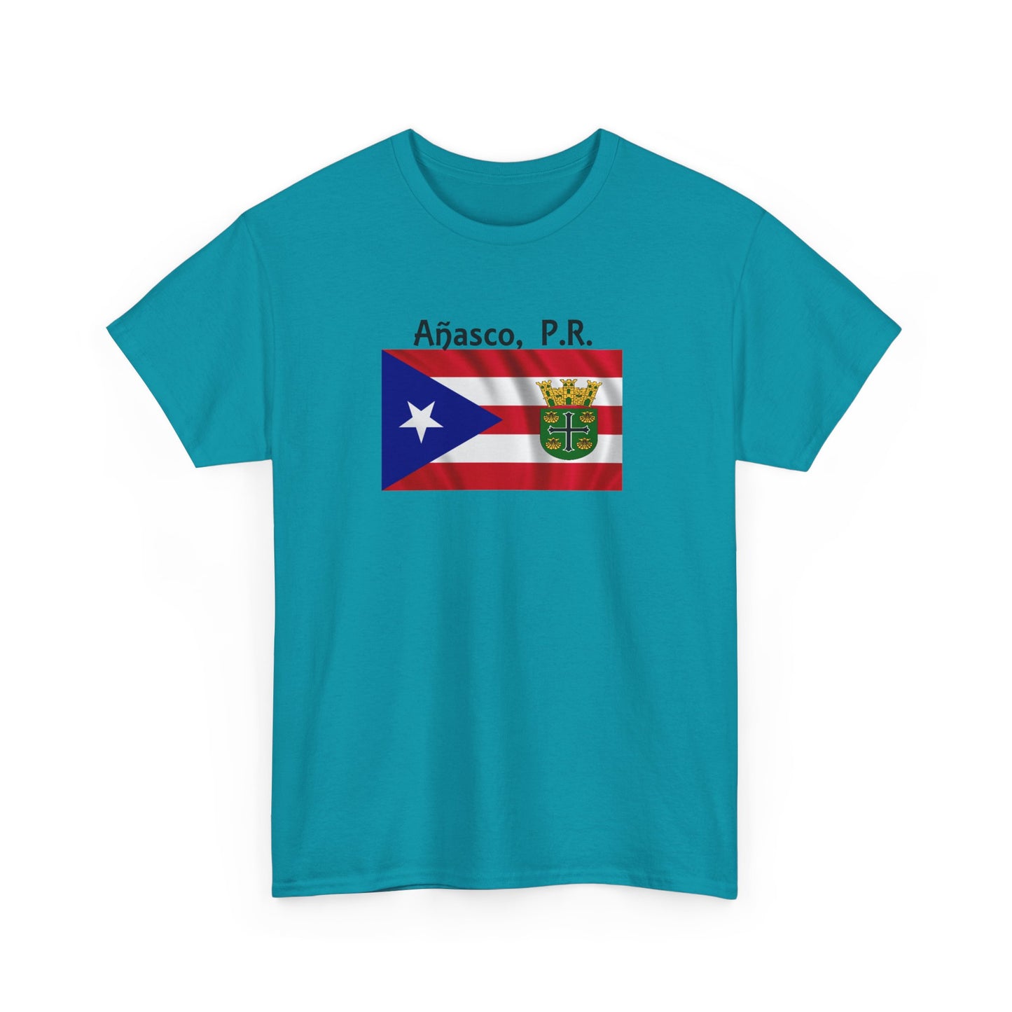 Añasco, Puerto Rico, Unisex Heavy Cotton Tee
