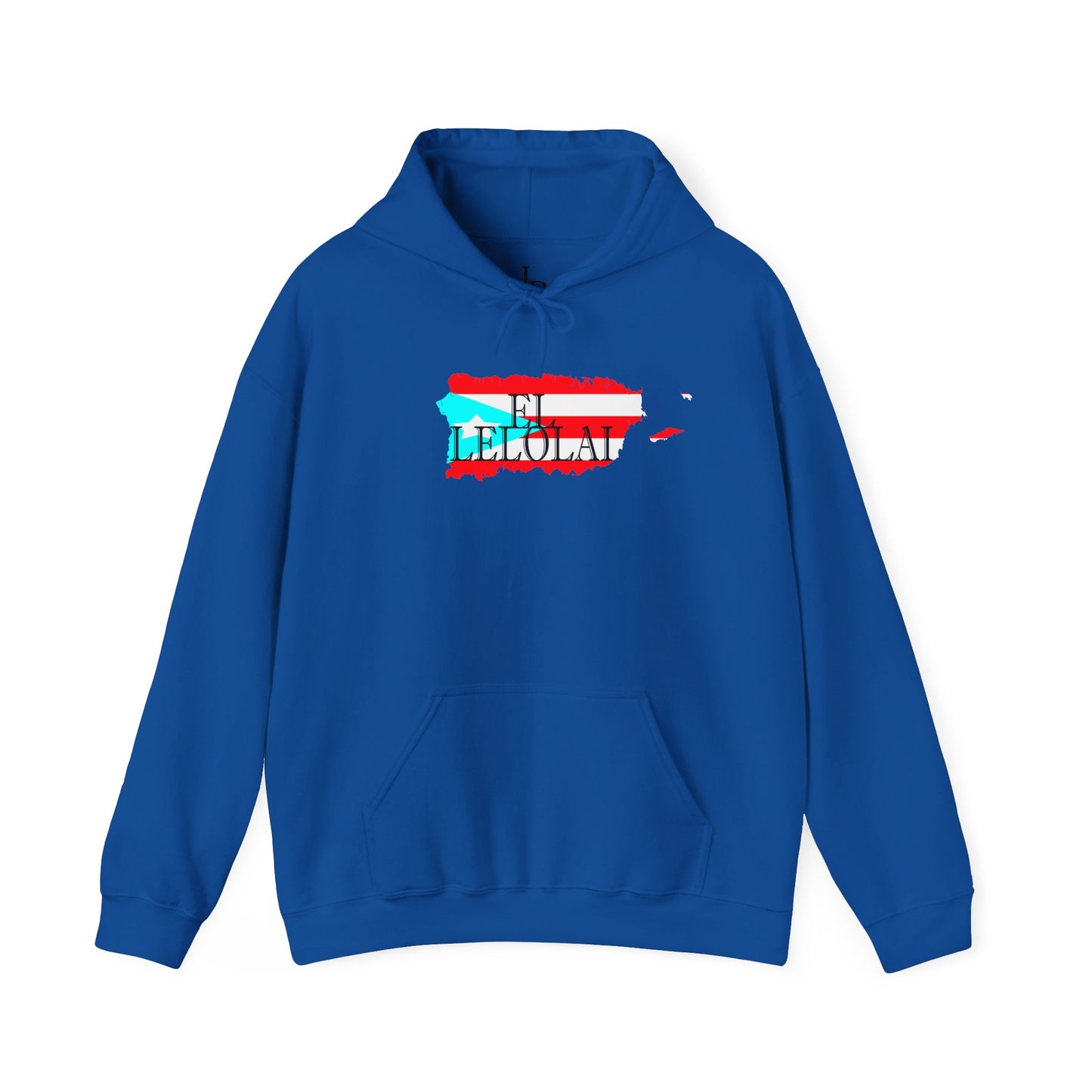 EL LELOLAI PR MAP Unisex Hoodie, Cozy Sweatshirt, Casual Wear, Gifts for Adventures, Pride Apparel, Comfortable Streetwear
