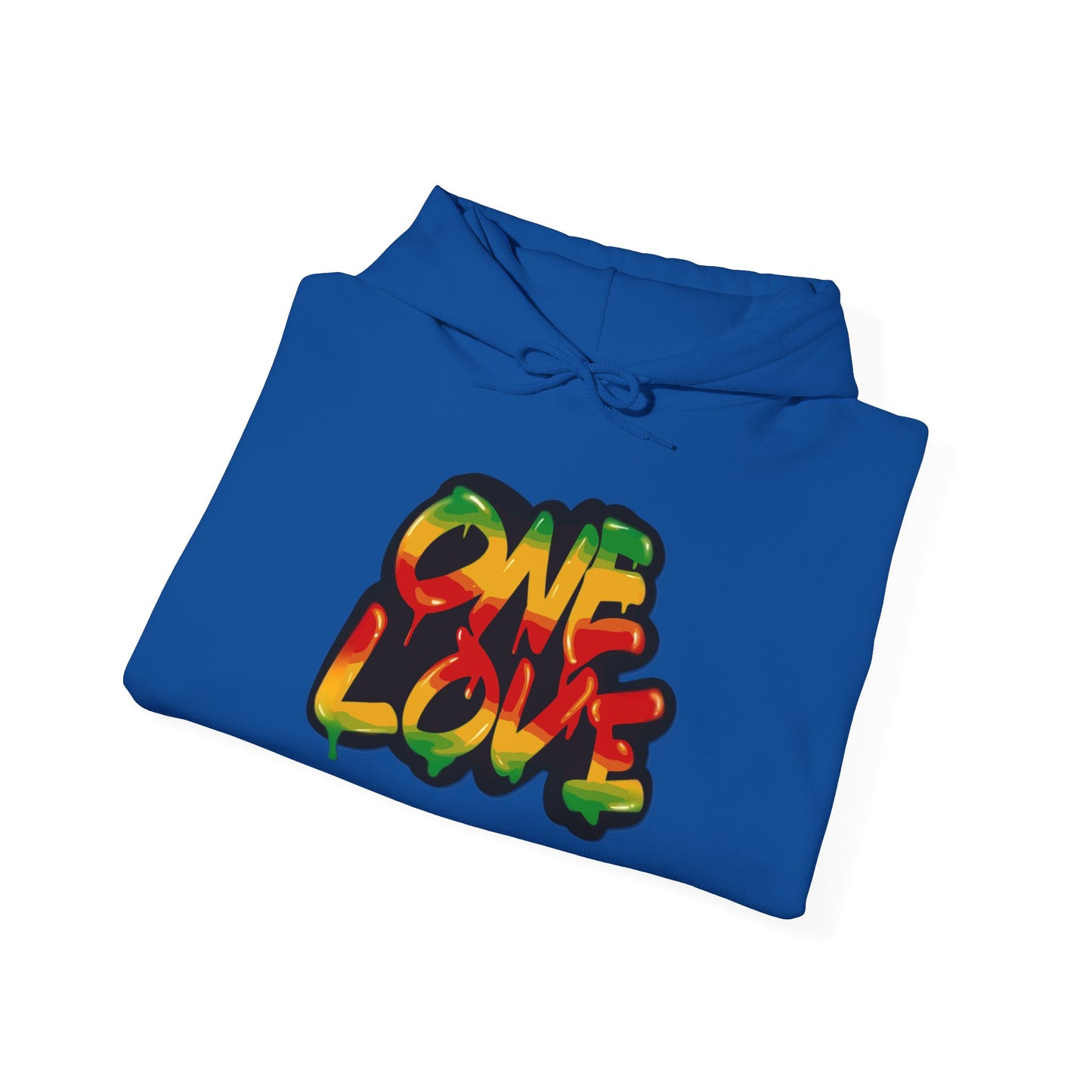 One Love Unisex Hoodie, Cozy Sweatshirt, Casual Wear, Gifts for Adventures, Pride Apparel, Comfortable Streetwear