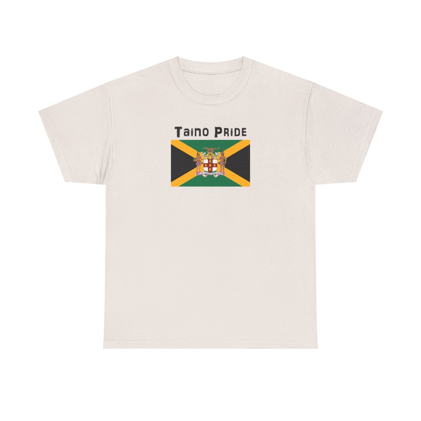 Jamaican Flag Taino Pride, Unisex Heavy Cotton Tee