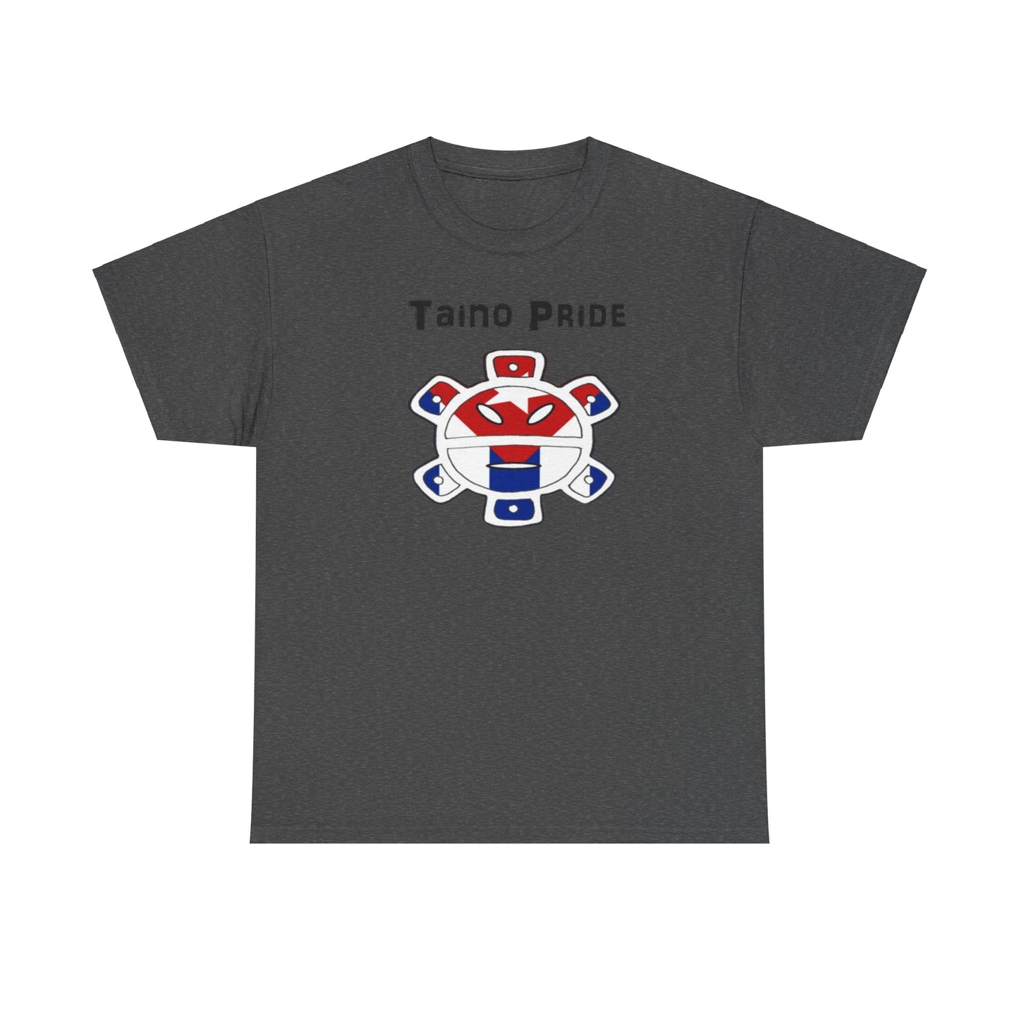 Cuban Flag Taino Pride, Unisex Heavy Cotton Tee