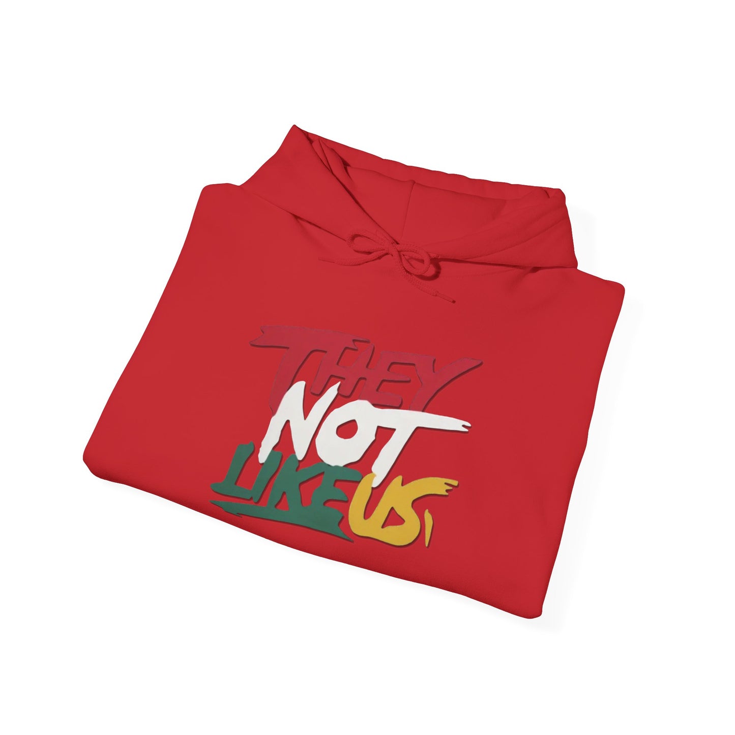 They Not Like US Unisex Hoodie, Cozy Sweatshirt, Casual Wear, Gifts for Adventures, Pride Apparel, Comfortable Streetwear