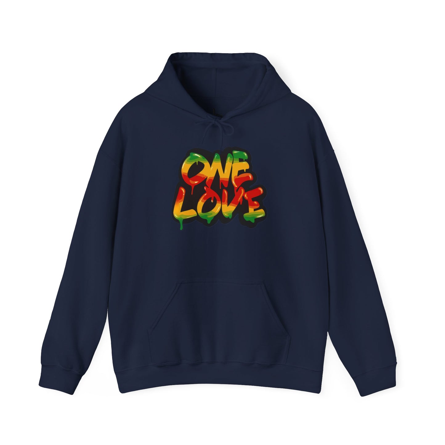 One Love Unisex Hoodie, Cozy Sweatshirt, Casual Wear, Gifts for Adventures, Pride Apparel, Comfortable Streetwear