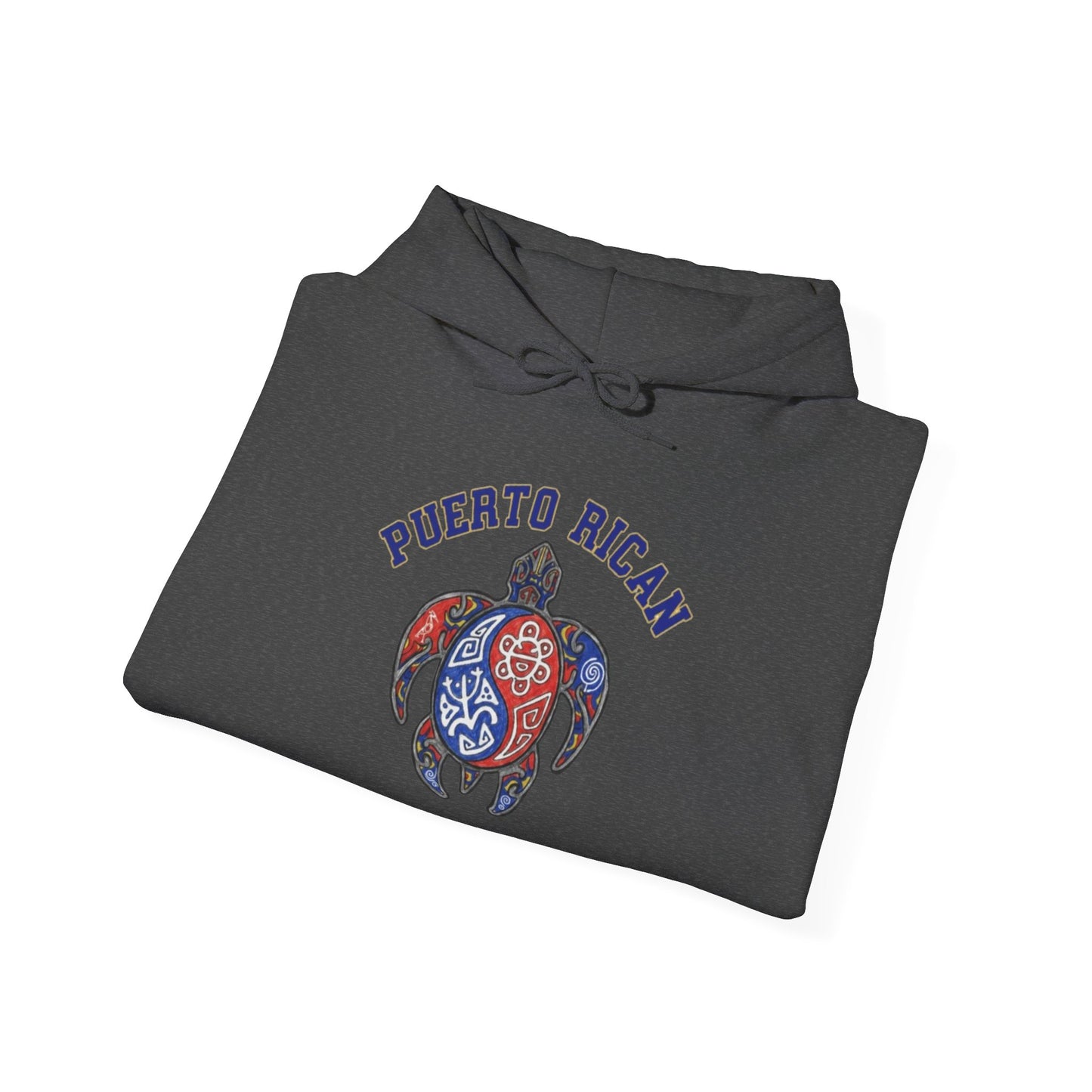 Taino Turtle Unisex Hoodie, Cozy Sweatshirt, Casual Wear, Gifts for Adventures, Pride Apparel, Comfortable Streetwear