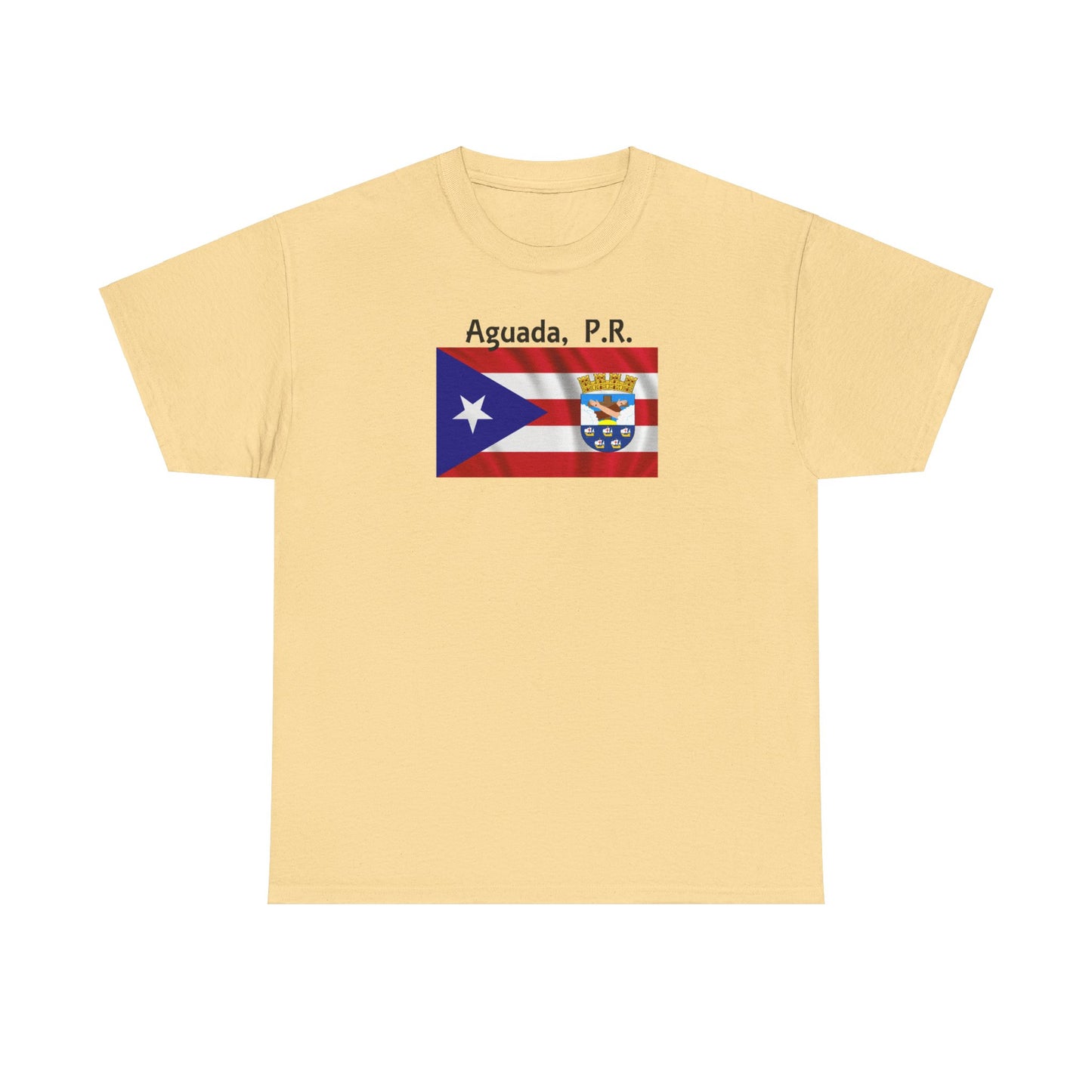 Aguada, Puerto Rico, Unisex Heavy Cotton Tee