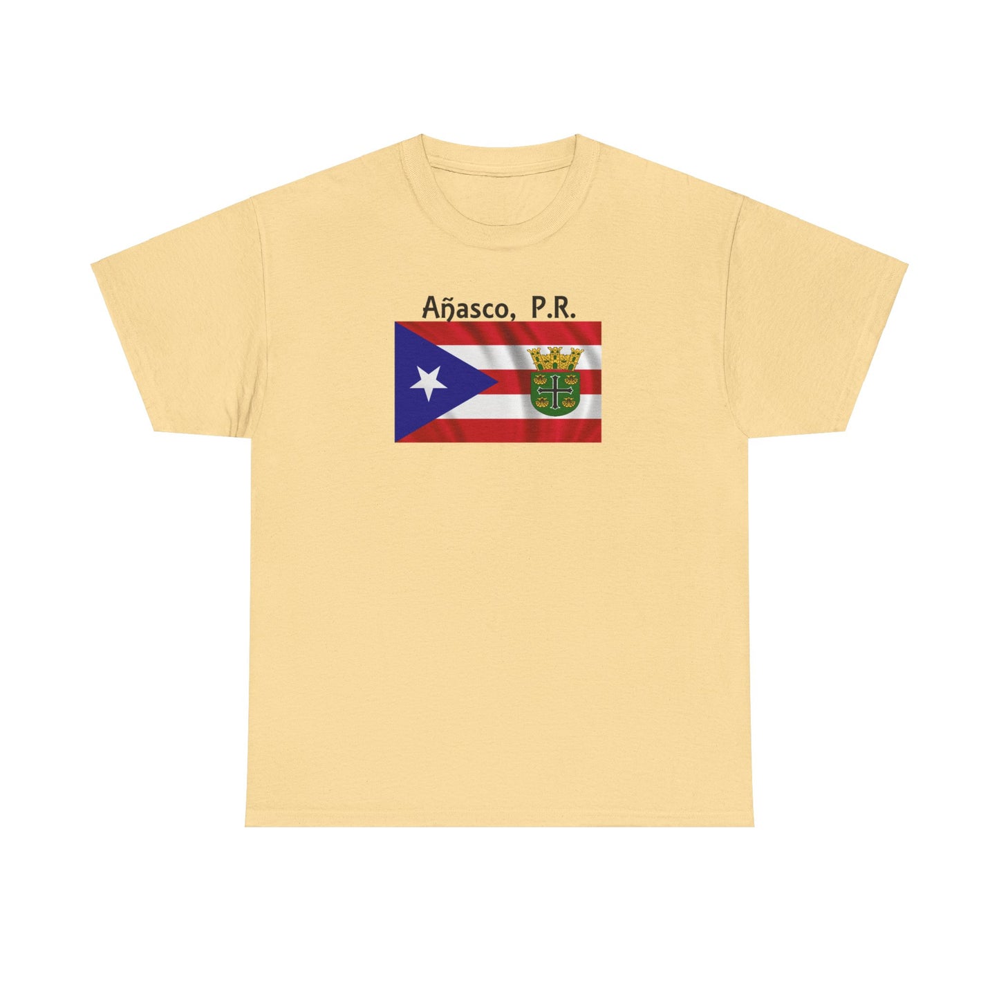 Añasco, Puerto Rico, Unisex Heavy Cotton Tee