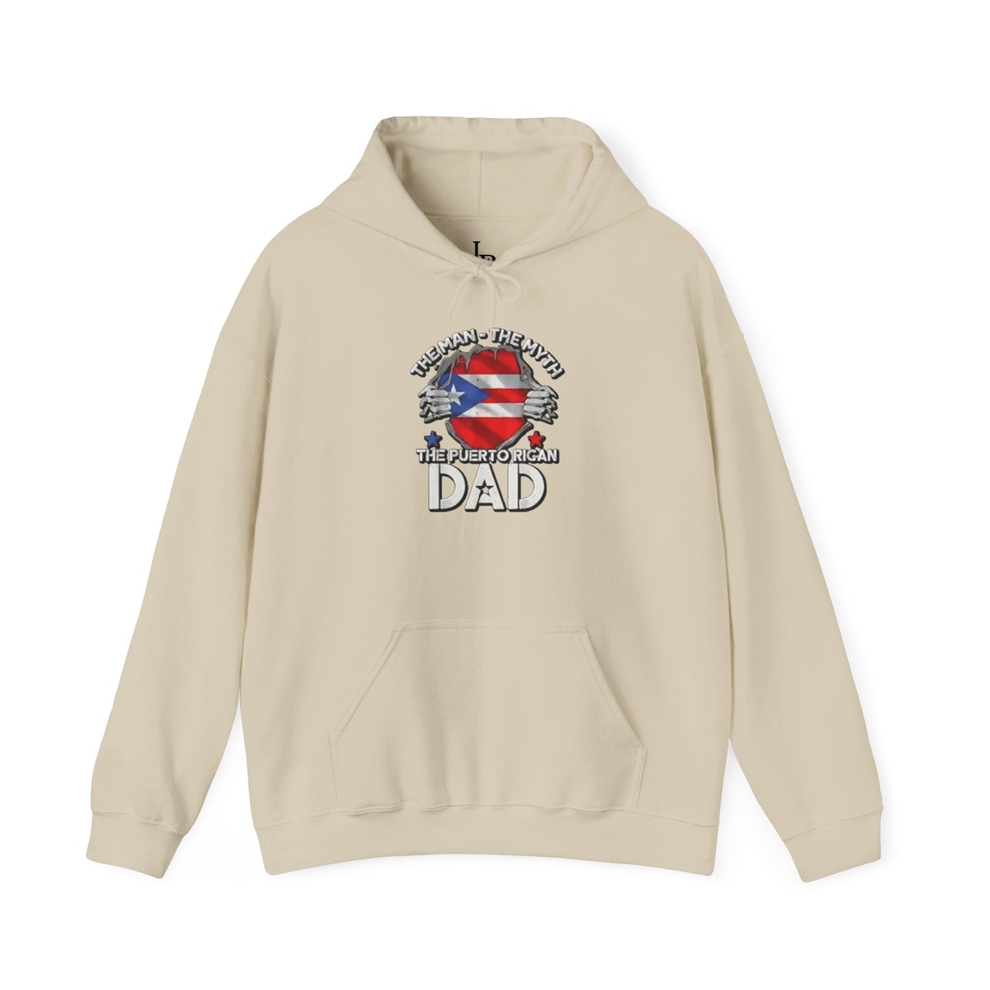 The Puerto Rican DAD Unisex Hoodie, Cozy Sweatshirt, Casual Wear, Gifts for Adventures, Pride Apparel, Comfortable Streetwear