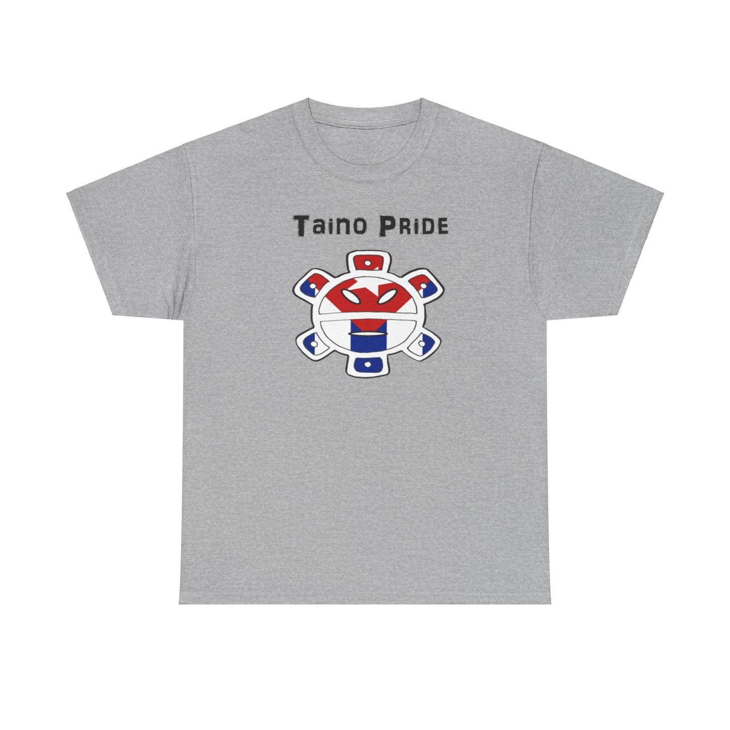 Cuban Flag Taino Pride, Unisex Heavy Cotton Tee