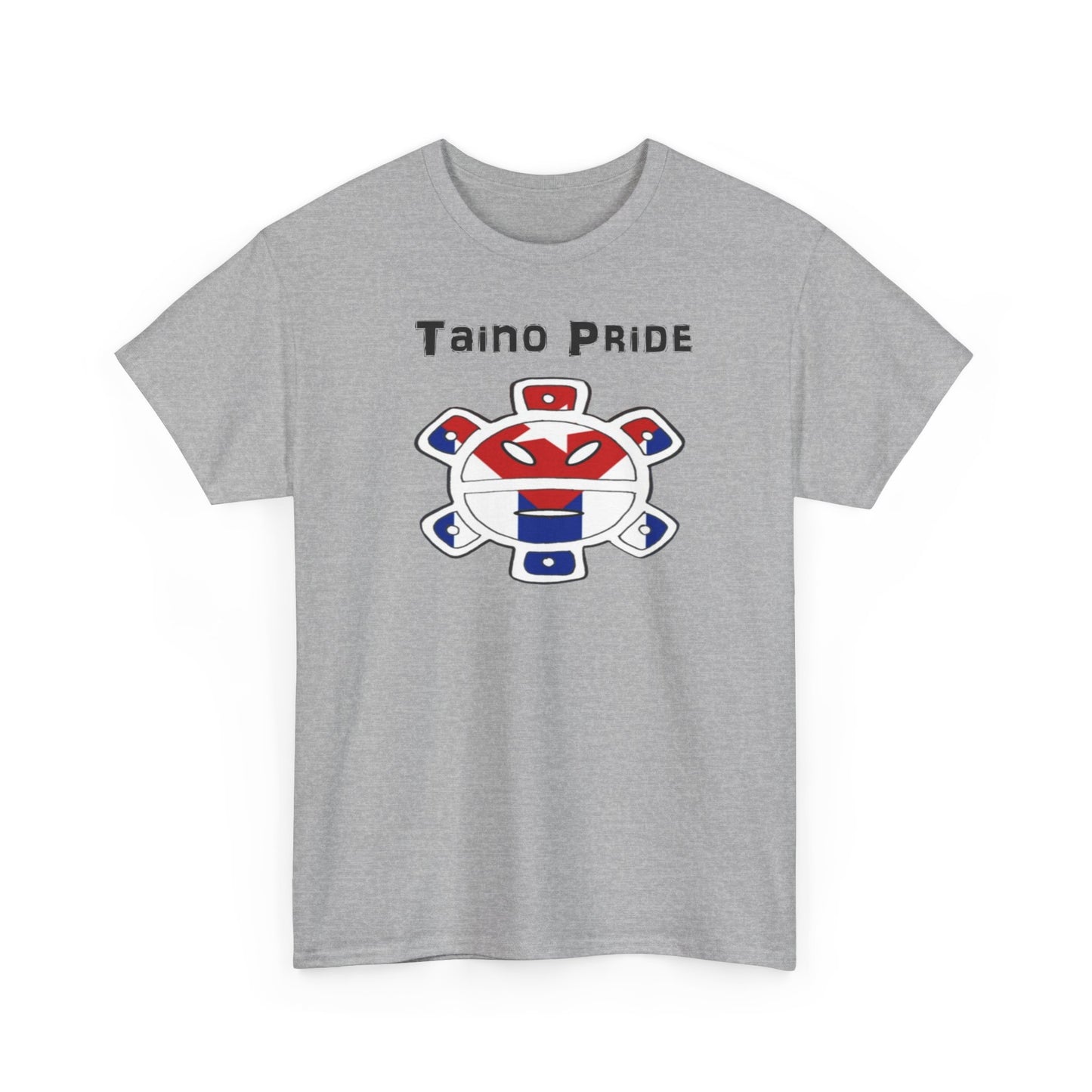 Cuban Flag Taino Pride, Unisex Heavy Cotton Tee