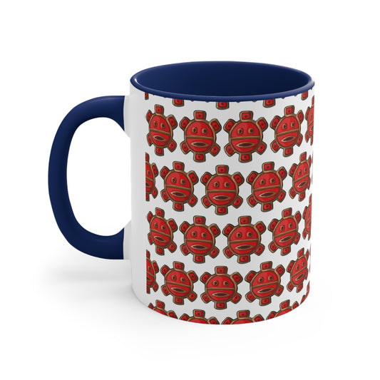 Red Taino Sun, Accent Coffee Mug, 11oz