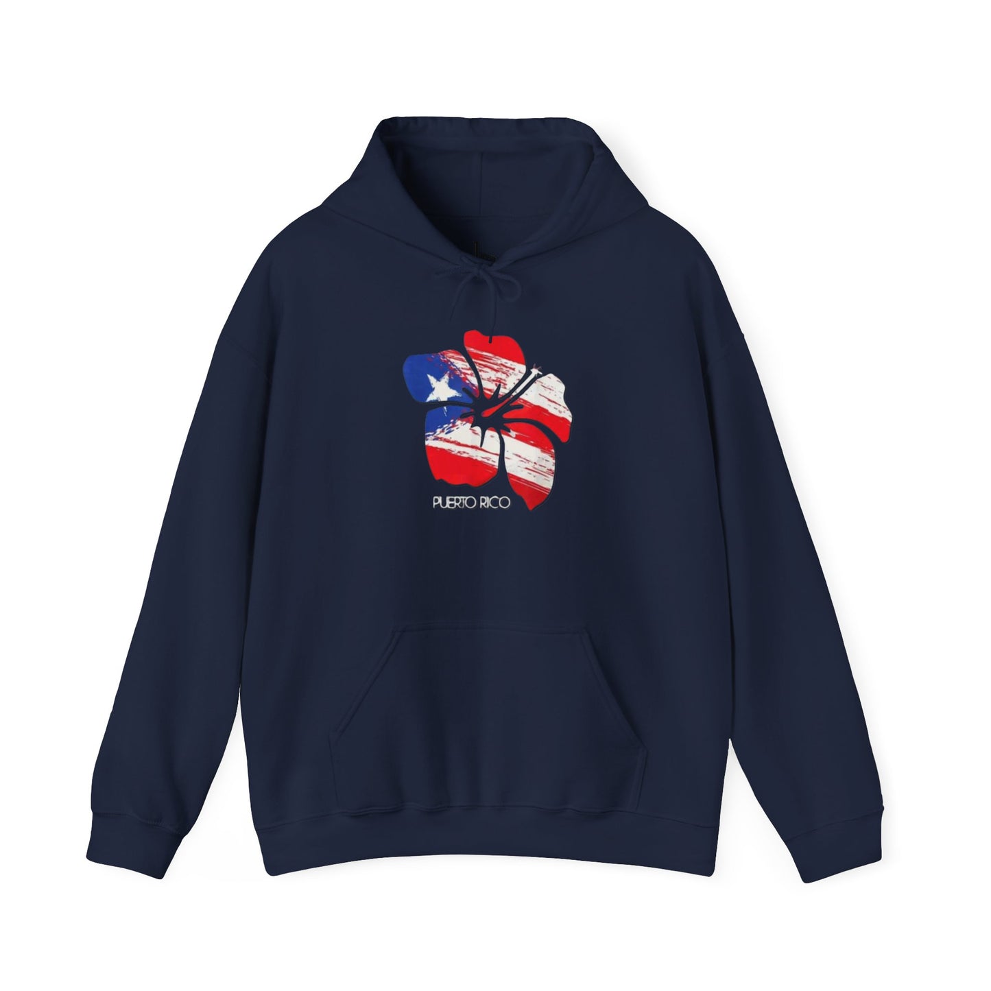 Puerto Rican Flower Unisex Hoodie, Cozy Sweatshirt, Casual Wear, Gifts for Adventures, Pride Apparel, Comfortable Streetwear
