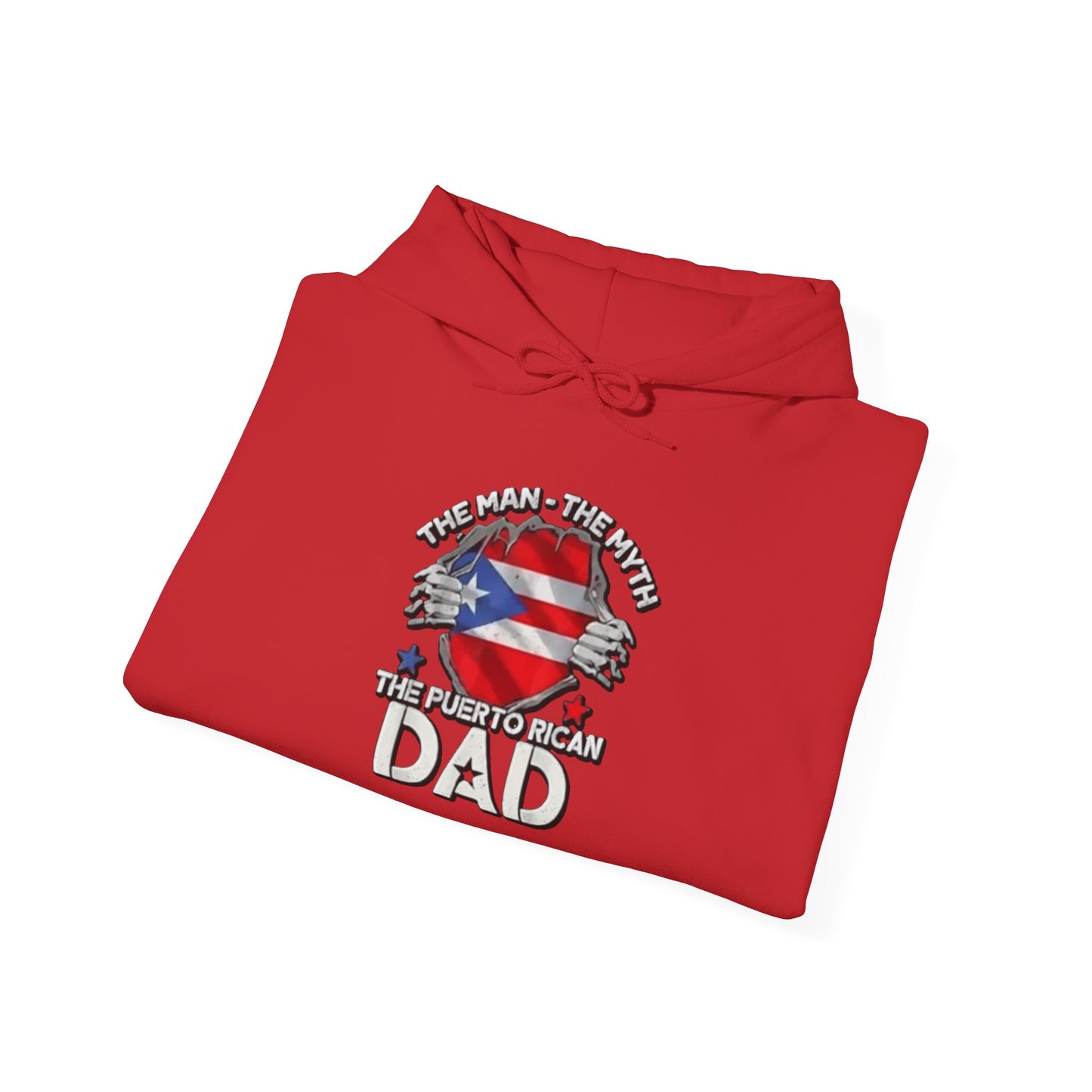 The Puerto Rican DAD Unisex Hoodie, Cozy Sweatshirt, Casual Wear, Gifts for Adventures, Pride Apparel, Comfortable Streetwear