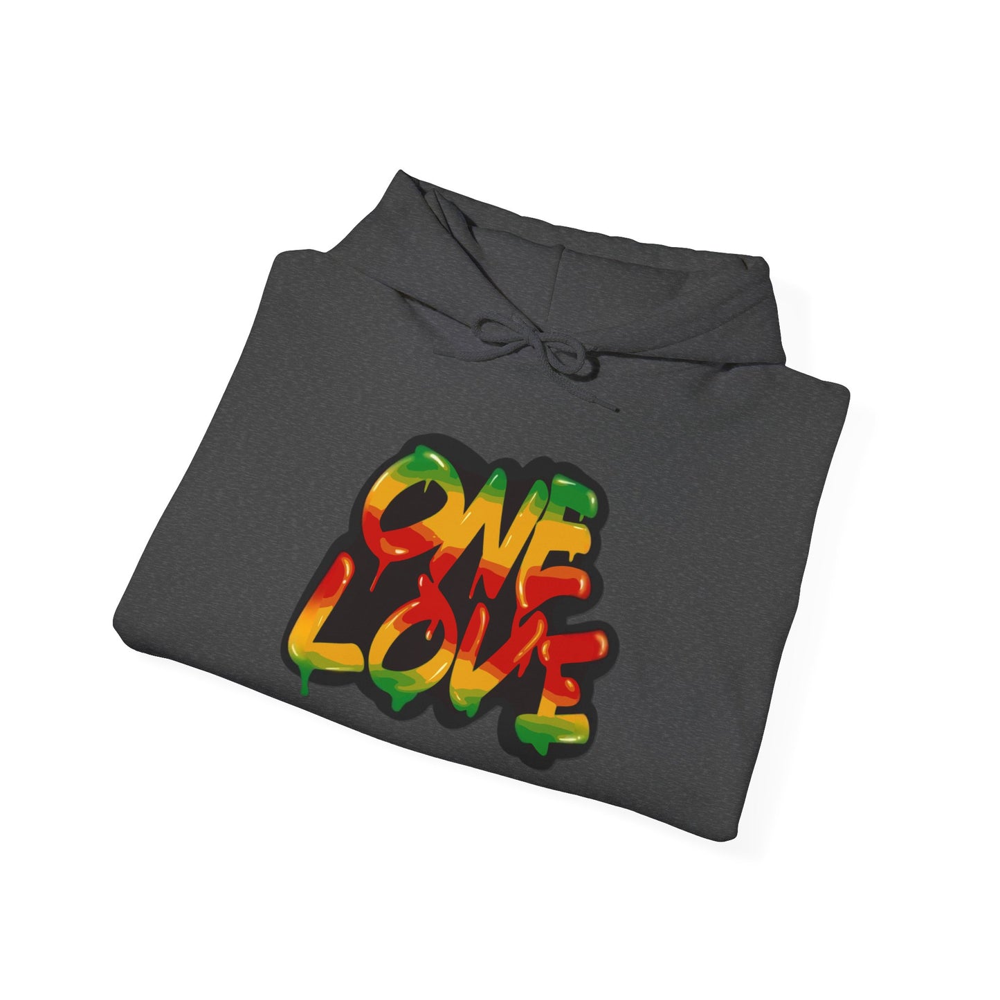 One Love Unisex Hoodie, Cozy Sweatshirt, Casual Wear, Gifts for Adventures, Pride Apparel, Comfortable Streetwear