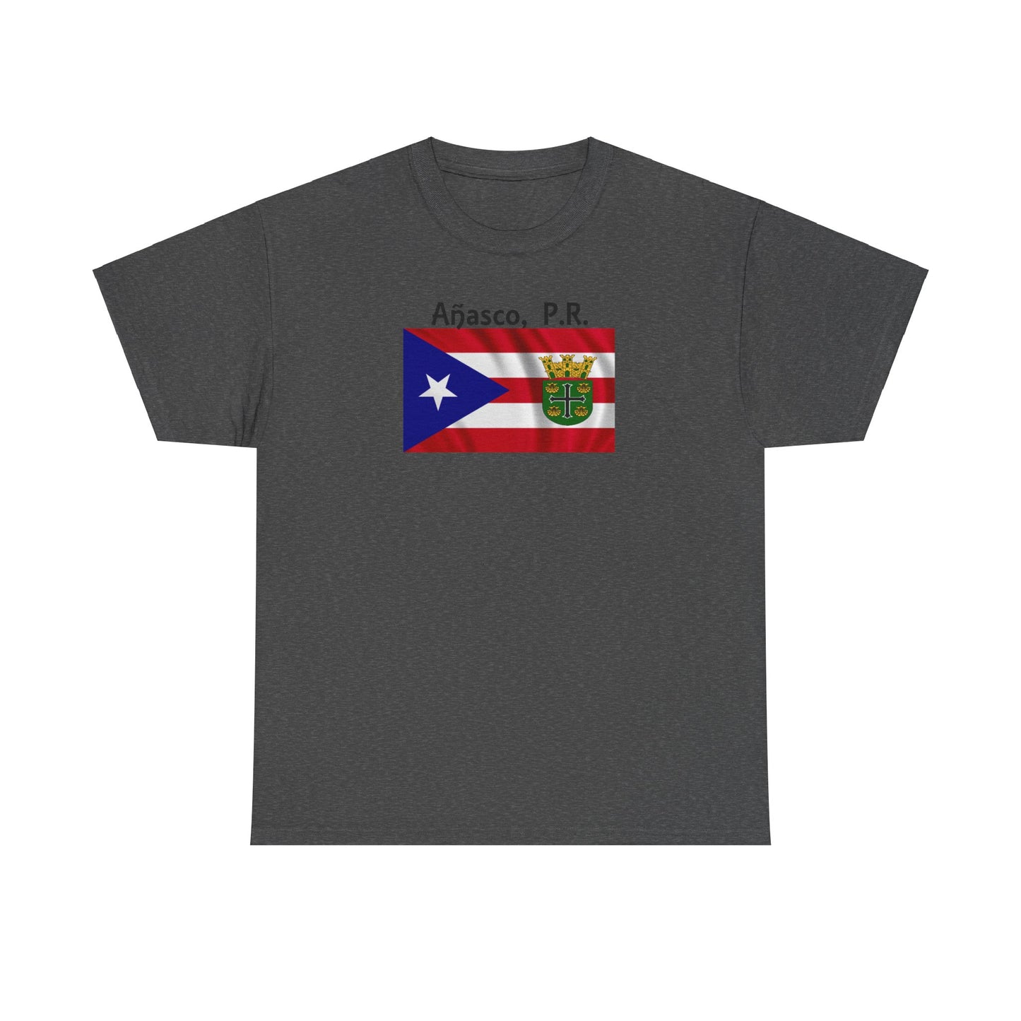 Añasco, Puerto Rico, Unisex Heavy Cotton Tee