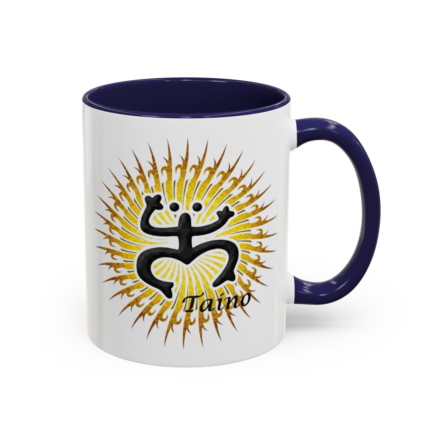 Taino Coqui Sun Colorful Accent Mugs, 11oz