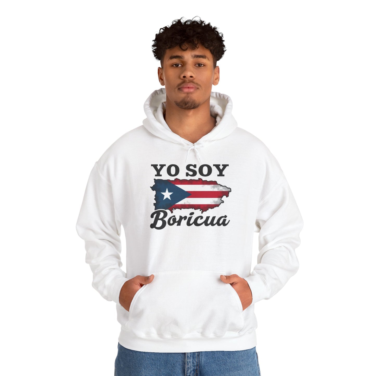 Yo Soy Boricua Unisex Hoodie, Cozy Sweatshirt, Casual Wear, Gifts for Adventures, Pride Apparel, Comfortable Streetwear