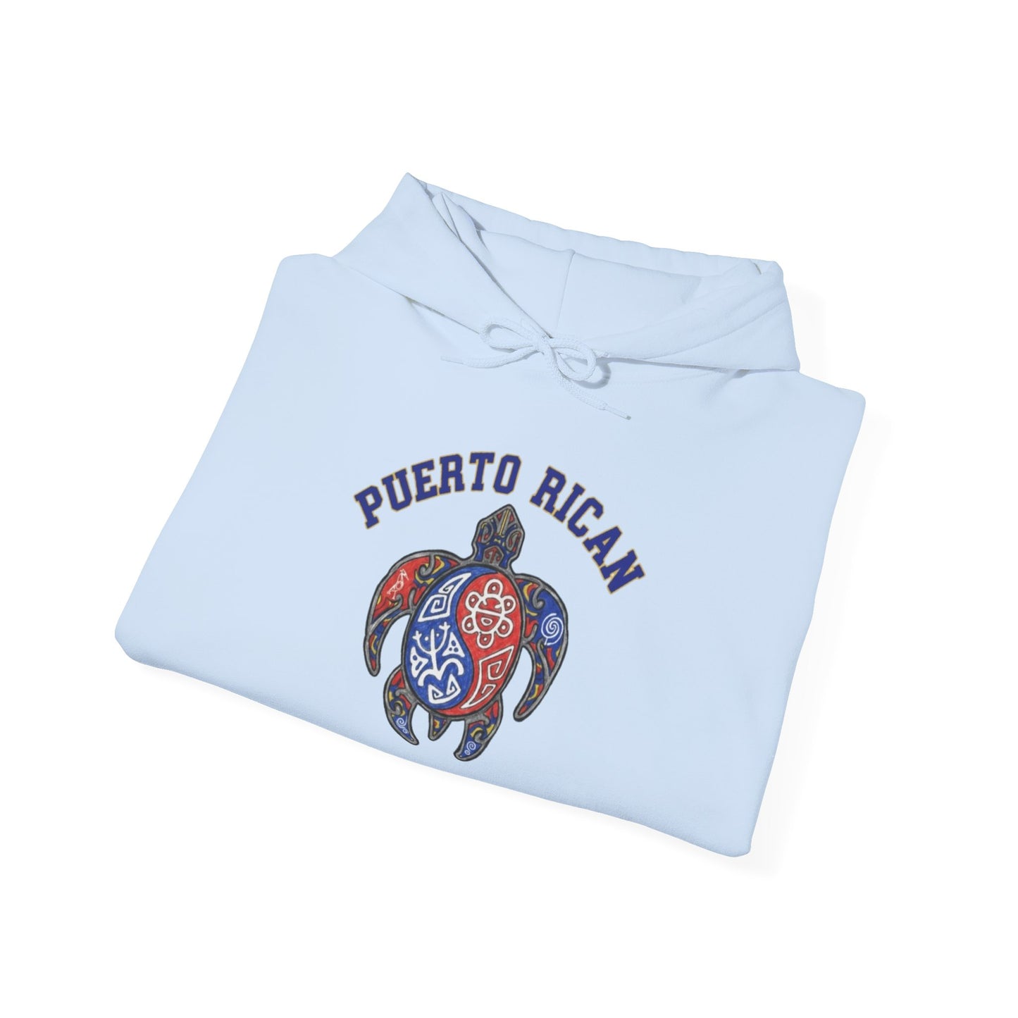 Taino Turtle Unisex Hoodie, Cozy Sweatshirt, Casual Wear, Gifts for Adventures, Pride Apparel, Comfortable Streetwear