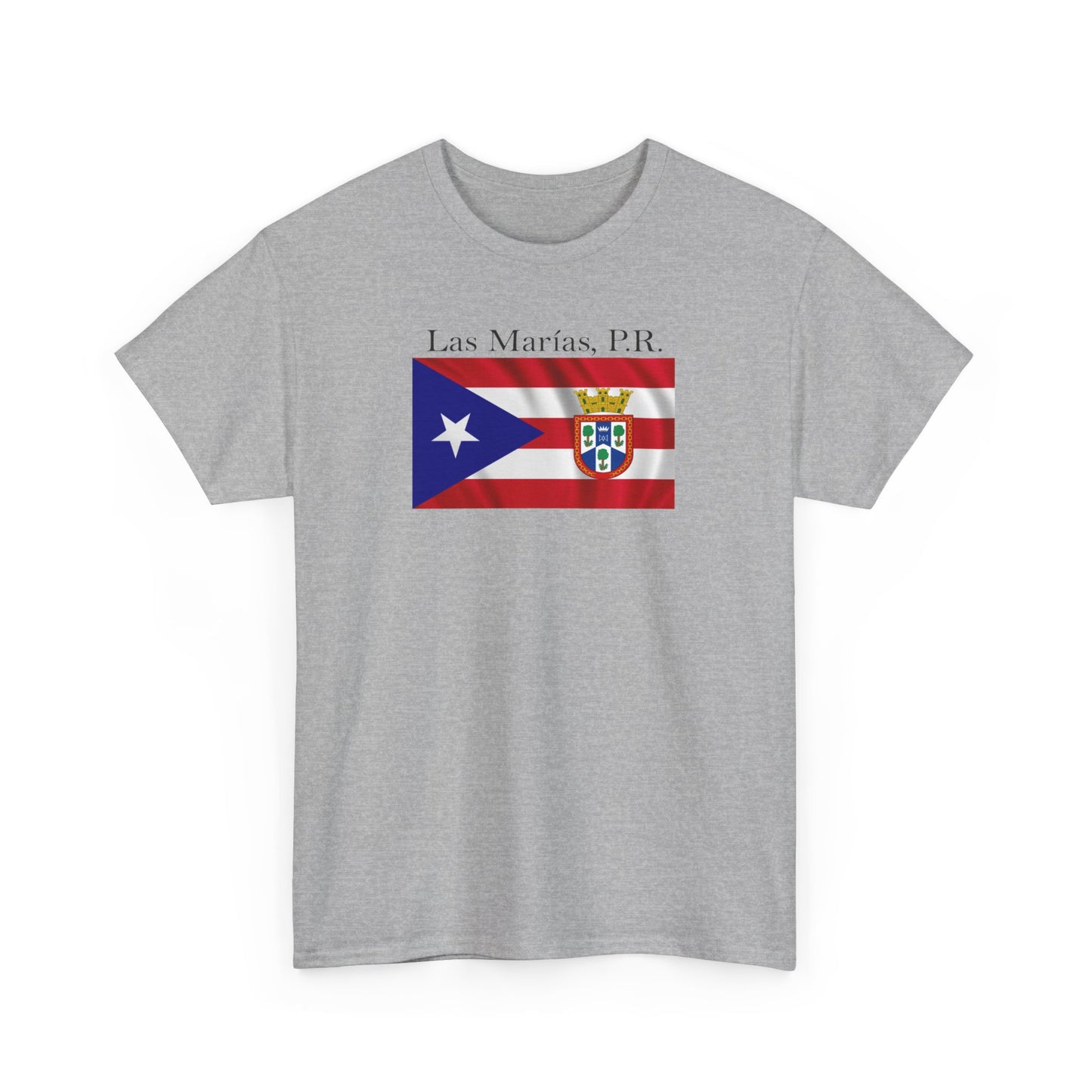 Las Marias, P.R., Unisex Heavy Cotton Tee