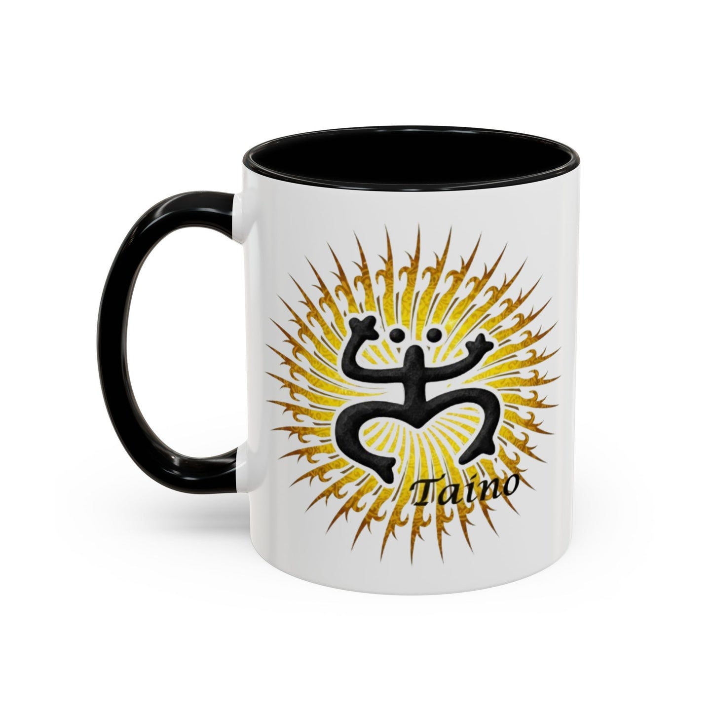 Taino Coqui Sun Colorful Accent Mugs, 11oz
