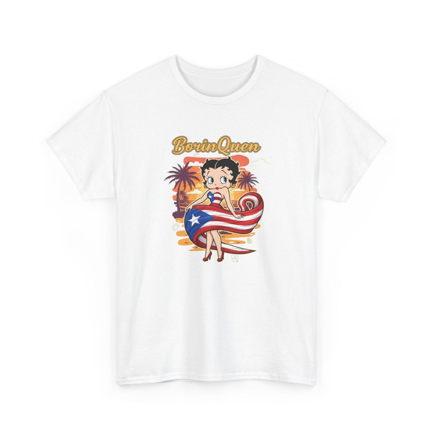 Borinquen Betty, Unisex Heavy Cotton Tee