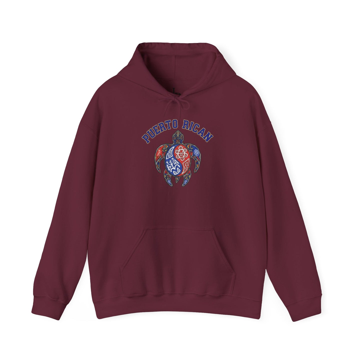 Taino Turtle Unisex Hoodie, Cozy Sweatshirt, Casual Wear, Gifts for Adventures, Pride Apparel, Comfortable Streetwear