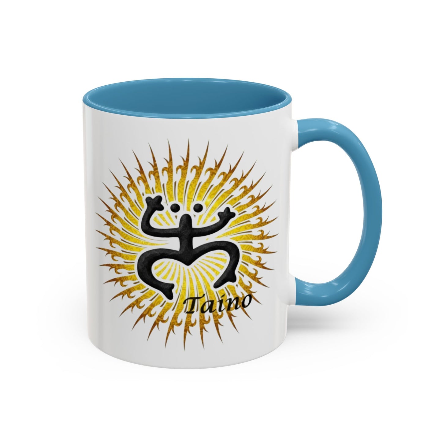 Taino Coqui Sun Colorful Accent Mugs, 11oz