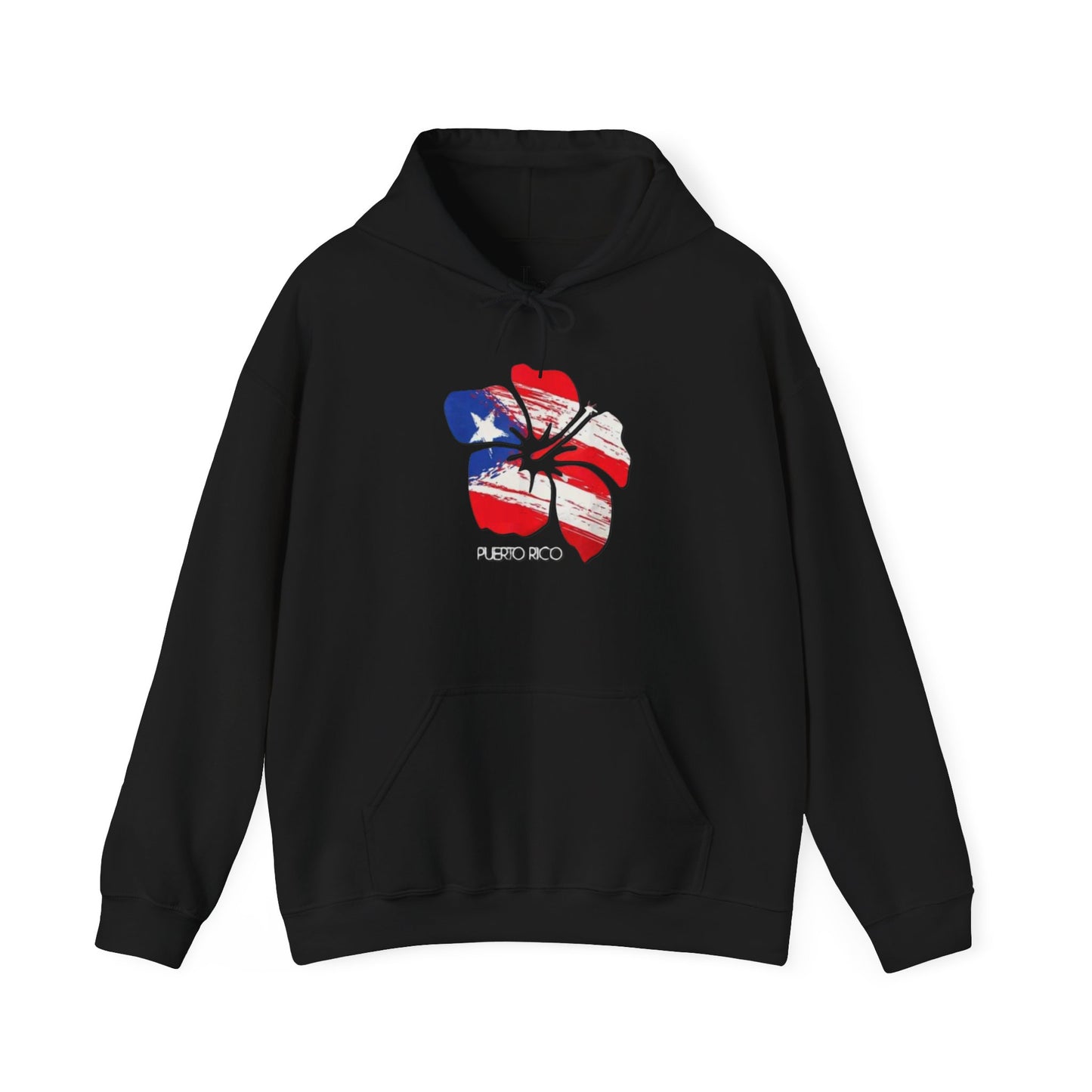 Puerto Rican Flower Unisex Hoodie, Cozy Sweatshirt, Casual Wear, Gifts for Adventures, Pride Apparel, Comfortable Streetwear