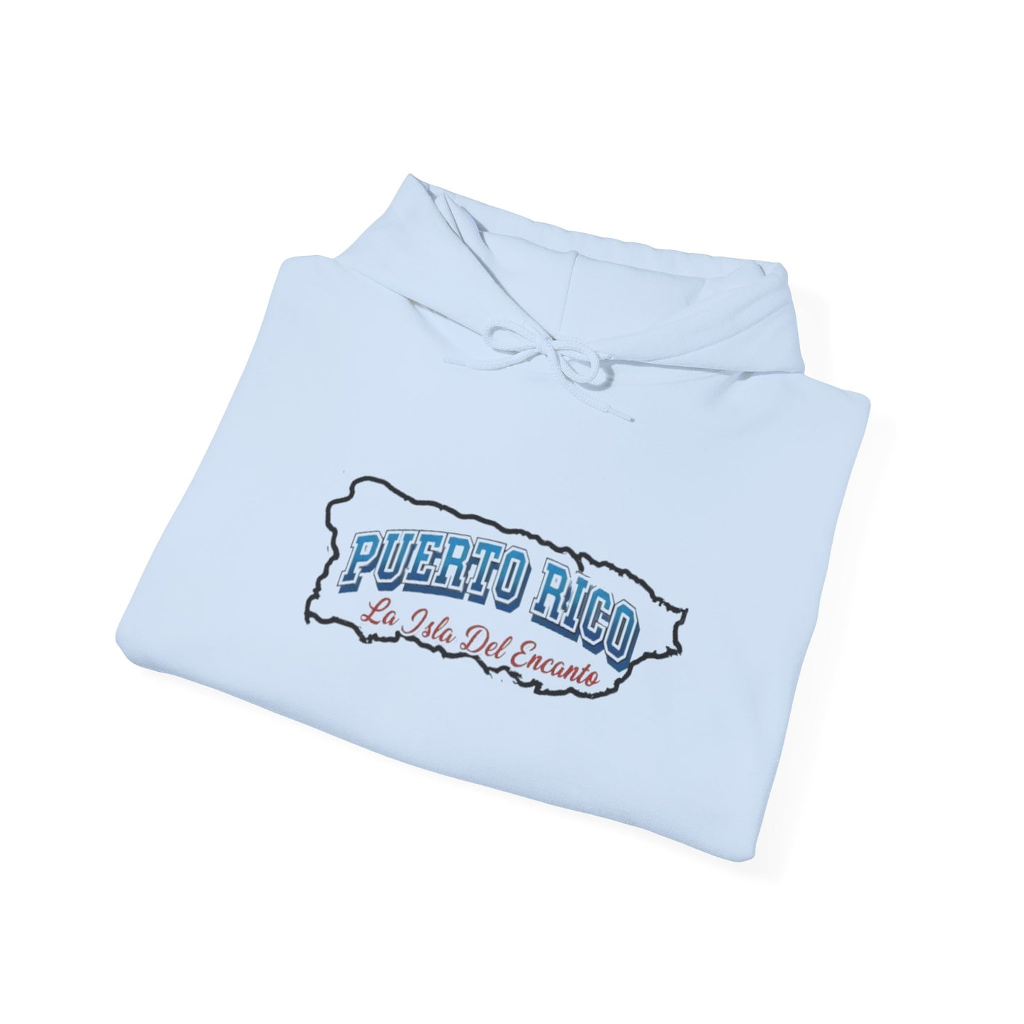PR La Isla Del Encanto Unisex Hoodie, Cozy Sweatshirt, Casual Wear, Gifts for Adventures, Pride Apparel, Comfortable Streetwear